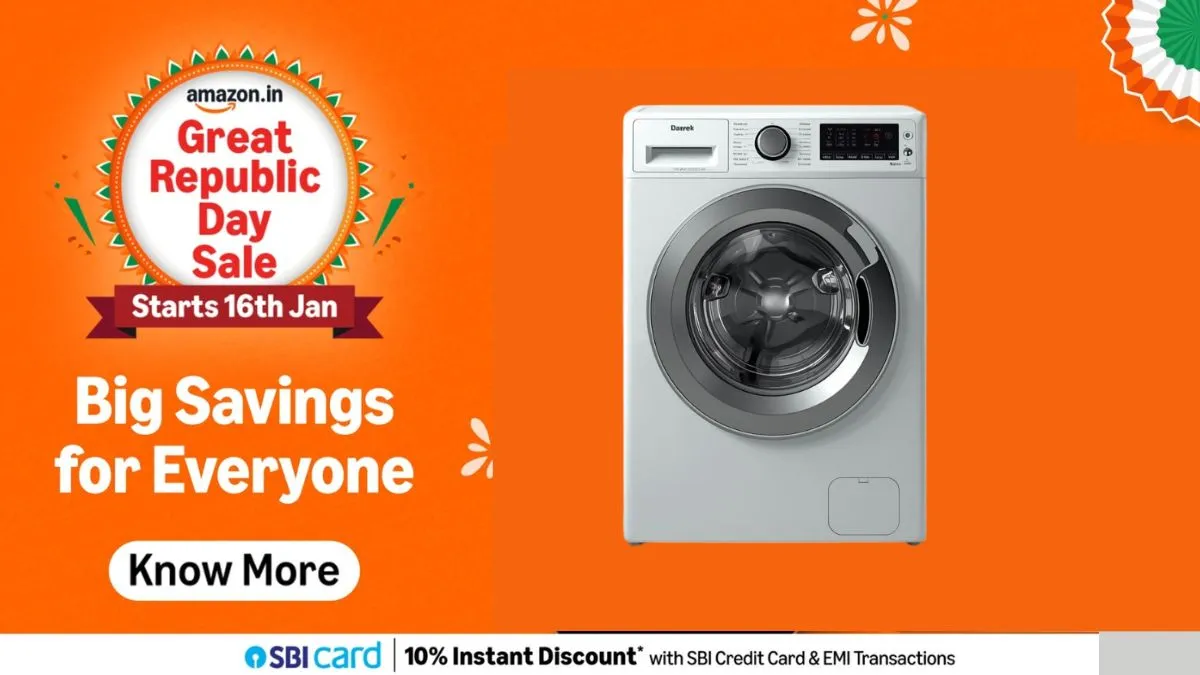Top 5 Star Washing Machine Deals To Not Miss During Amazon Republic Day Sale 2026                                                                                    
