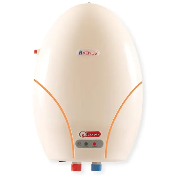 Venus Lava Instant 3L30 3-Litre Instant Water Heater (Ivory) | 100% Pure copper Tank & copper Heating element | ISI Marked with 10 Years Guarantee on Inner Tank.