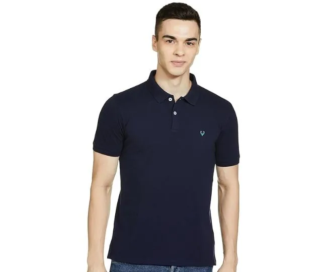 Allen Solly Men Polo | Half Seelves Regular Fit | 60% Cotton with Banded Collar