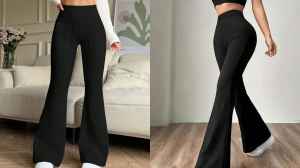 Top 5 Stretchable Flared Pants For Women:  Fashionable Picks For Your Next Yoga Session