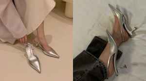 5 Comfortable Silver Heels For Women: Stylish Picks For Parties To Brunches                                          