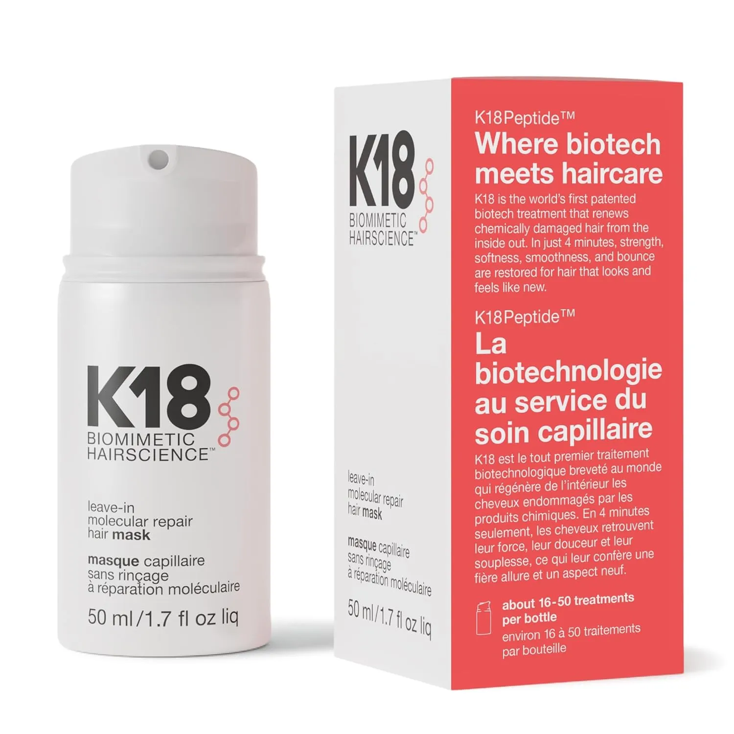 K18 Leave-In Repair Hair Mask