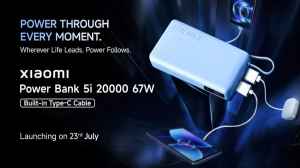 Xiaomi Power Bank 5i 20000mAh India Launch Date Confirmed: 67W Fast Charging, Built-in USB-C Cable & More                                          