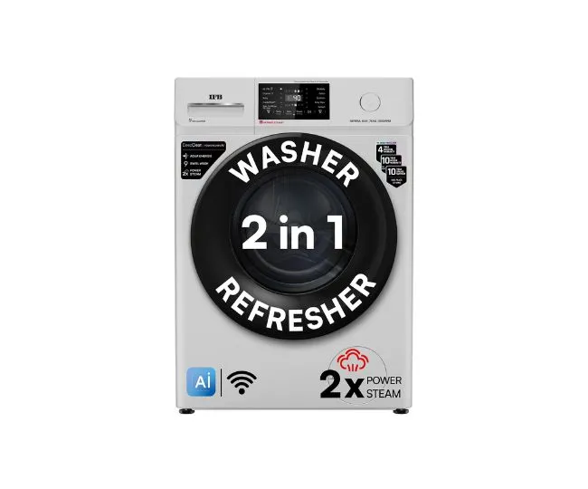 IFB 7 Kg 5 Star, DeepClean Technology, AI Powered, WiFi, Fully Automatic Front Load Washing Machine (SERENA GXN 7012 CMS, PowerSteam, 9 Swirl, Steam Refresh, Inbuilt Heater, Eco Inverter, Grey)