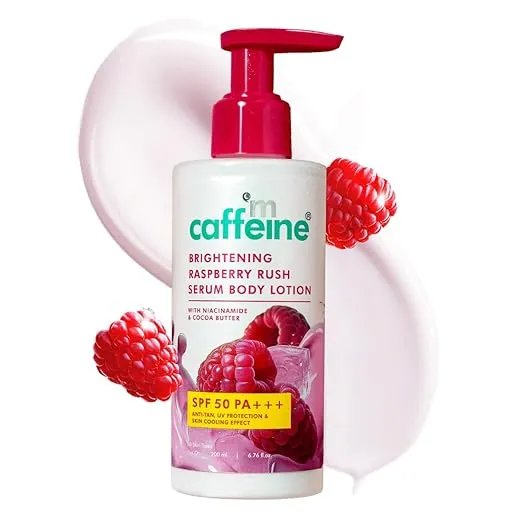 mCaffeine SPF 50 PA+++ Body & Brightening Sunscreen Lotion 