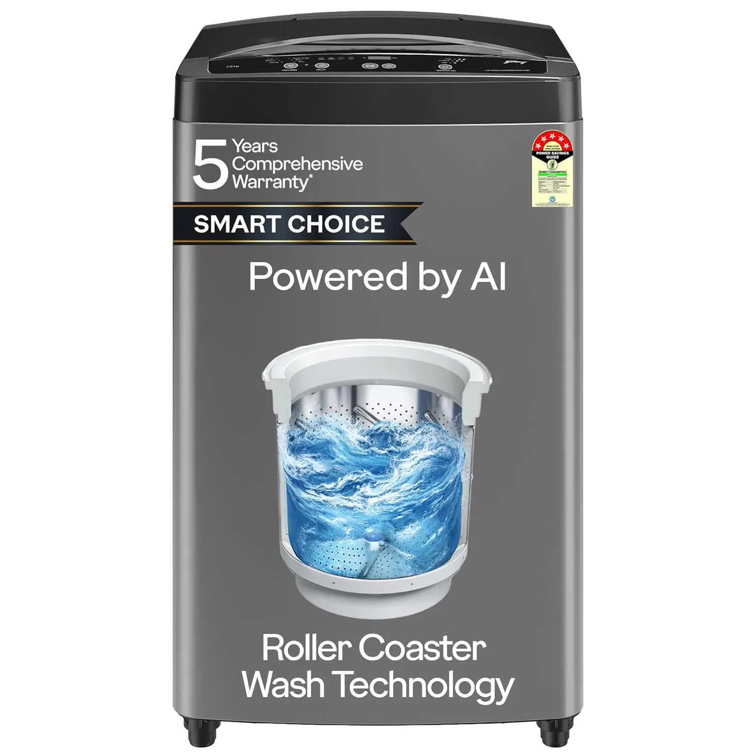 Godrej Smart Choice 7 Kg Fully-Automatic Top Load Washing Machine