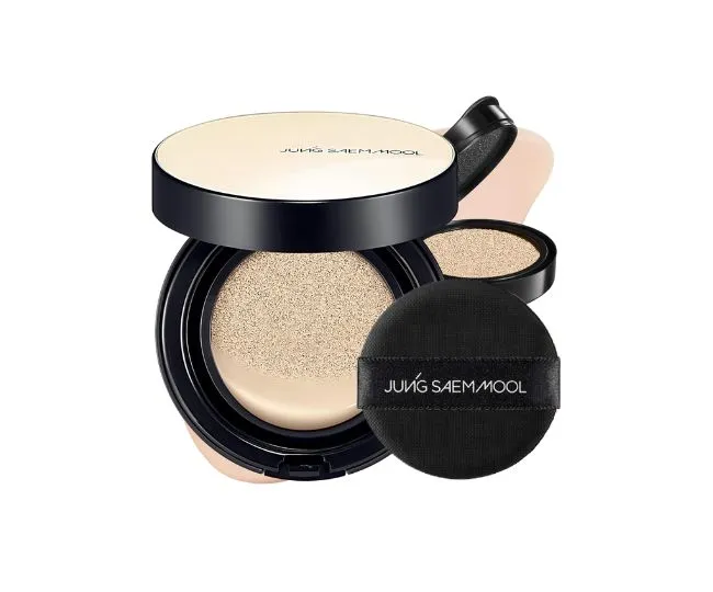 JUNG SAEM MOOL Essential Skin Nuder Cushion Foundation, 17 Fair-Light, 14g x 2ea