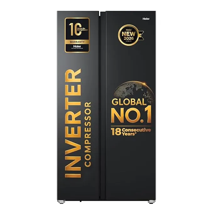 Haier 540 L 3 Star Frost Free Inverter Side by Side Refrigerator