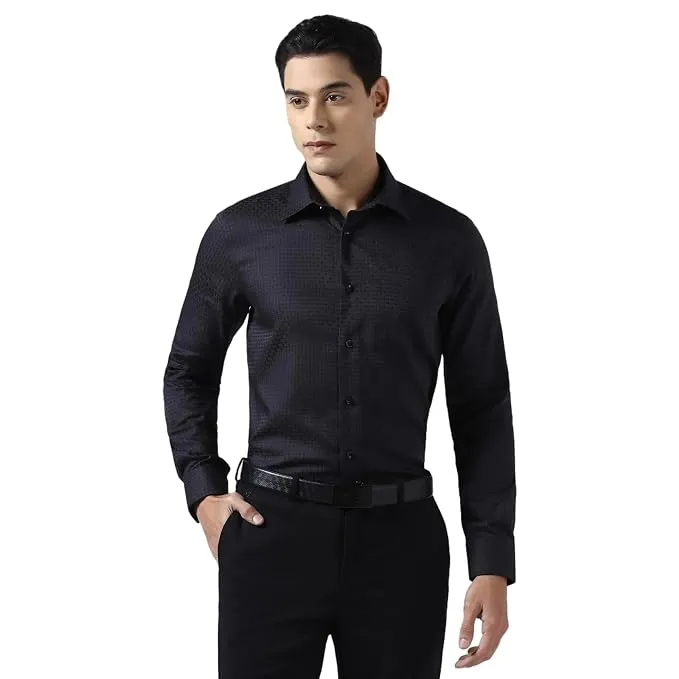 Blackberrys Men Olive Solid Shirts