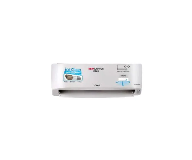 Hitachi 1 Ton 3 Star Xpandable+ Inverter Split AC (100% Copper, 4-Way Swing, ice Clean, Dust Filter, 3400SXL RAS.D312PCBIBS, White)
