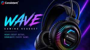 Consistent Infosystems Officially Unveils the Wave Wired Gaming Headset with 40mm Drivers, RGB Lighting, and Immersive Audio 