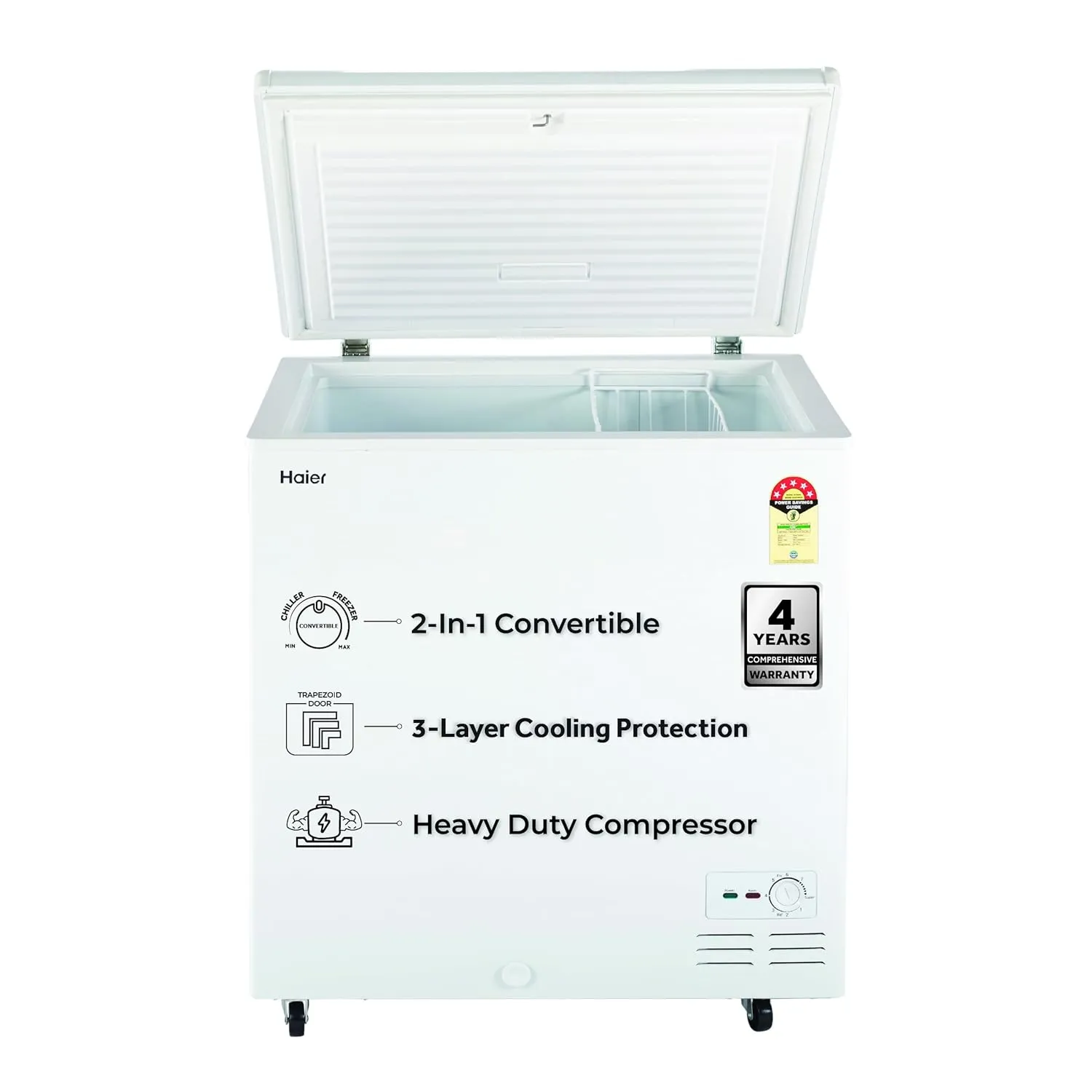 Haier HFC-230SM5 Single Door Convertible Deep Freezer