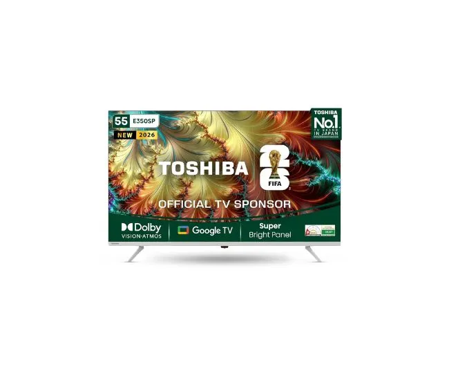 Toshiba 139 cm (55 inches) E350SP Series 4K Ultra HD Smart LED Google TV 55E350SP