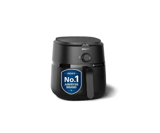 PHILIPS Air Fryer NA120/00, 4.2 Litre, Large | uses up to 90% less fat, with Rapid Air Technology