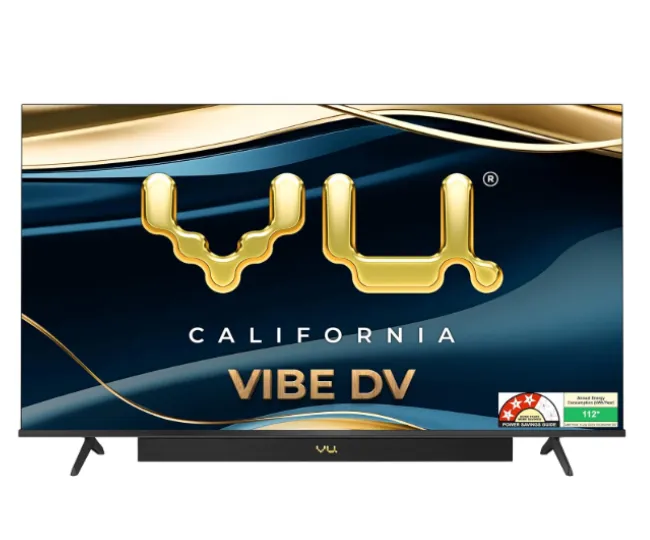 Vu 108cm (43 inches) Vibe Series 4K QLED Smart Google TV 43VIBE-DV