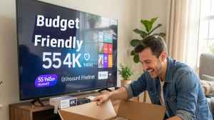 5 Budget Friendly 55-Inch 4K Smart TVs That Punch Way Above Their Price Tag                                                                                    
