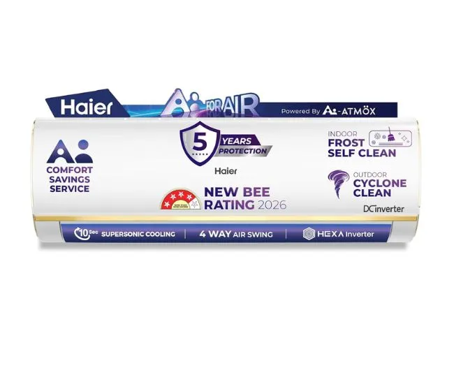 Haier 1.5 Ton 3 Star Inverter Smart Split AC
