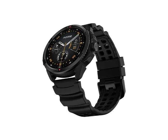 Noise Endeavour Pro (Smartchoice) Outdoor Rugged Military Smart Watch, Dual-Band GPS, 164ft Water Resistance, 28 Days Battery on Standby, AI Companion, for iOS & Android (Carbon Black)