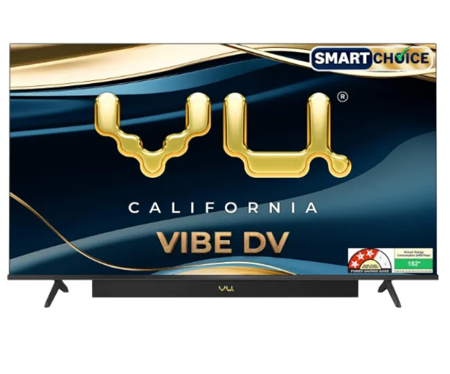 Vu Smartchoice 139cm (55 inches) Vibe Series 4K QLED Smart Google TV 55VIBE-DV