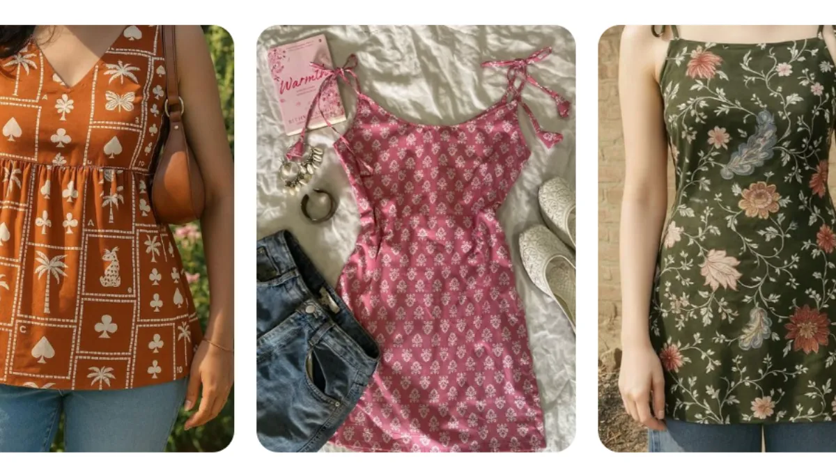 sleeveless short kurtis