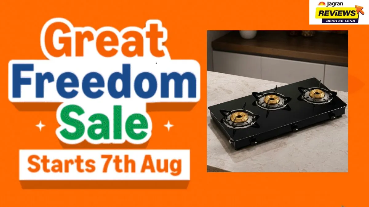 The Amazon Great Freedom Sale 2026 Deals on 3 Burner Gas Stove