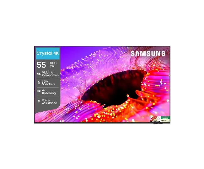 Samsung 55 inches Crystal UHD 4K Samsung Vision AI Smart TV