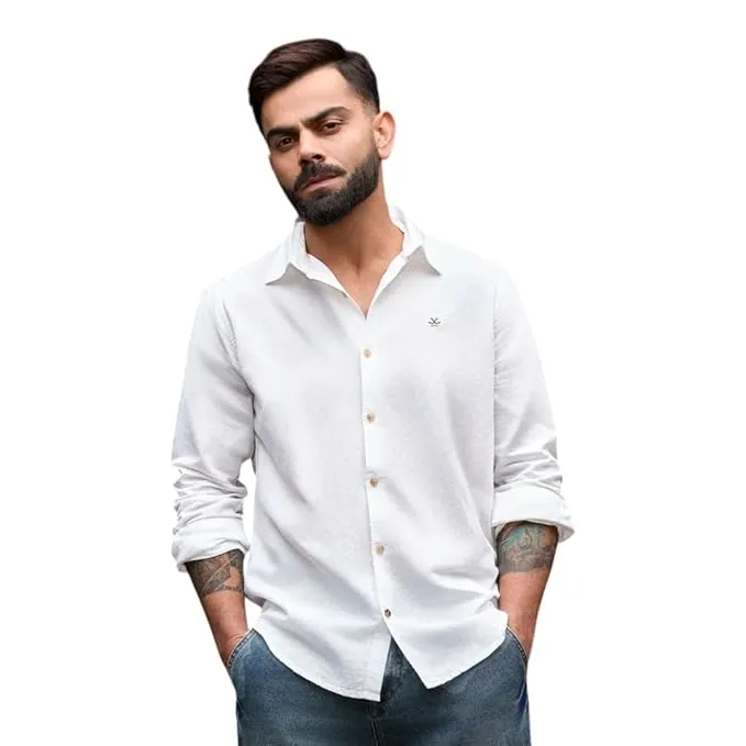 WROGN Men's Linen Blend Shirt