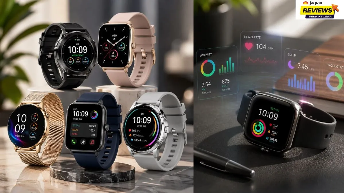 5 Smartwatches Under ₹5000 Available on Amazon for Everyday Calls, Fitness and Notifications: Top Branded Picks 