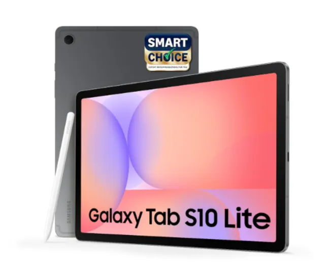 Samsung Galaxy Tab S10 Lite with AI [Smartchoice], S Pen in-Box, 27.7 cm (10.9 Inch) Display, Object Eraser, 90Hz Refresh Rate, IP42 Rating, 6GB RAM, 128GB Storage, Wi-Fi Tablet, Gray