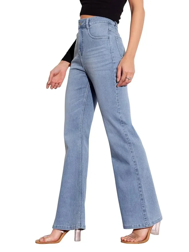 Miss Chase Women's Bootcut Fit High Rise Jeans