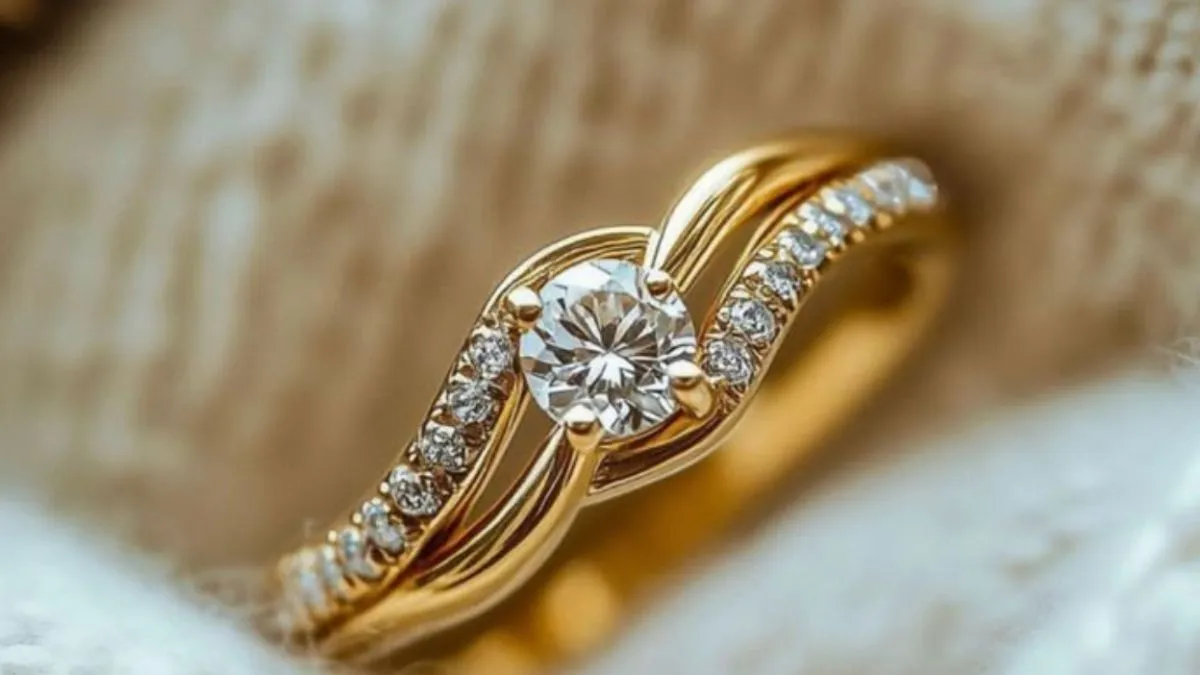 Gold Ring Designs for Women To Look Elegant Source Pinterest