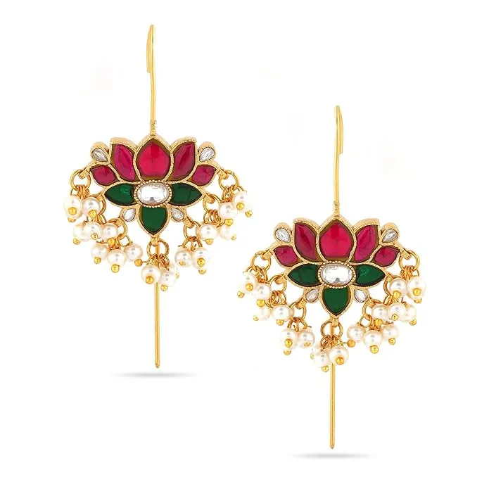 Rubans 22K Gold- Designer Ear Cuff