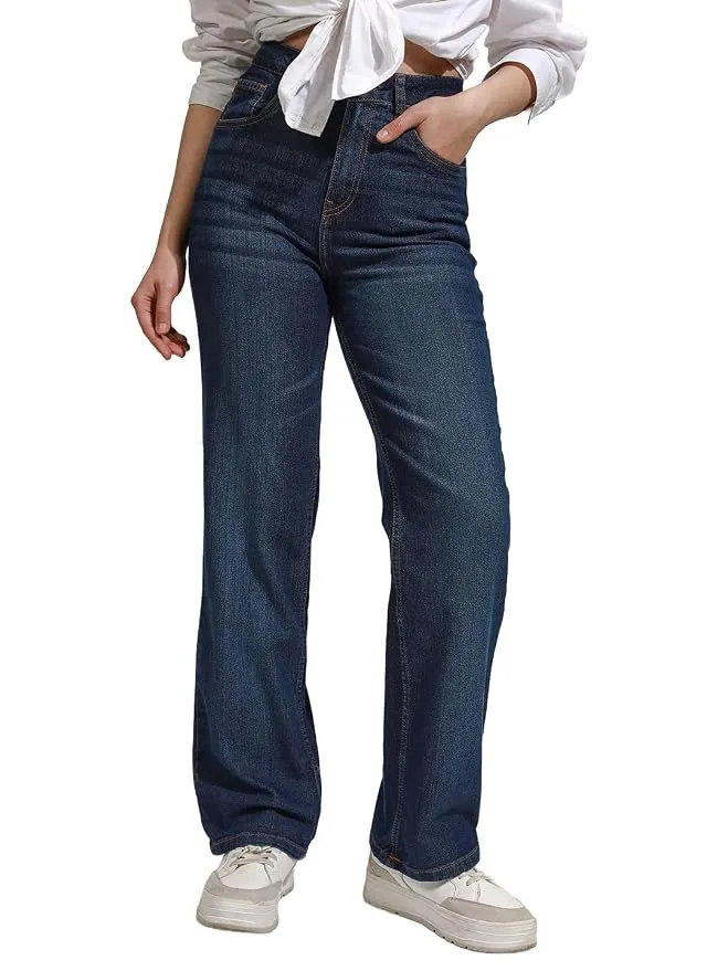 Tokyo Talkies Straight |Jeans Pant|Blue,White & Black Jeans
