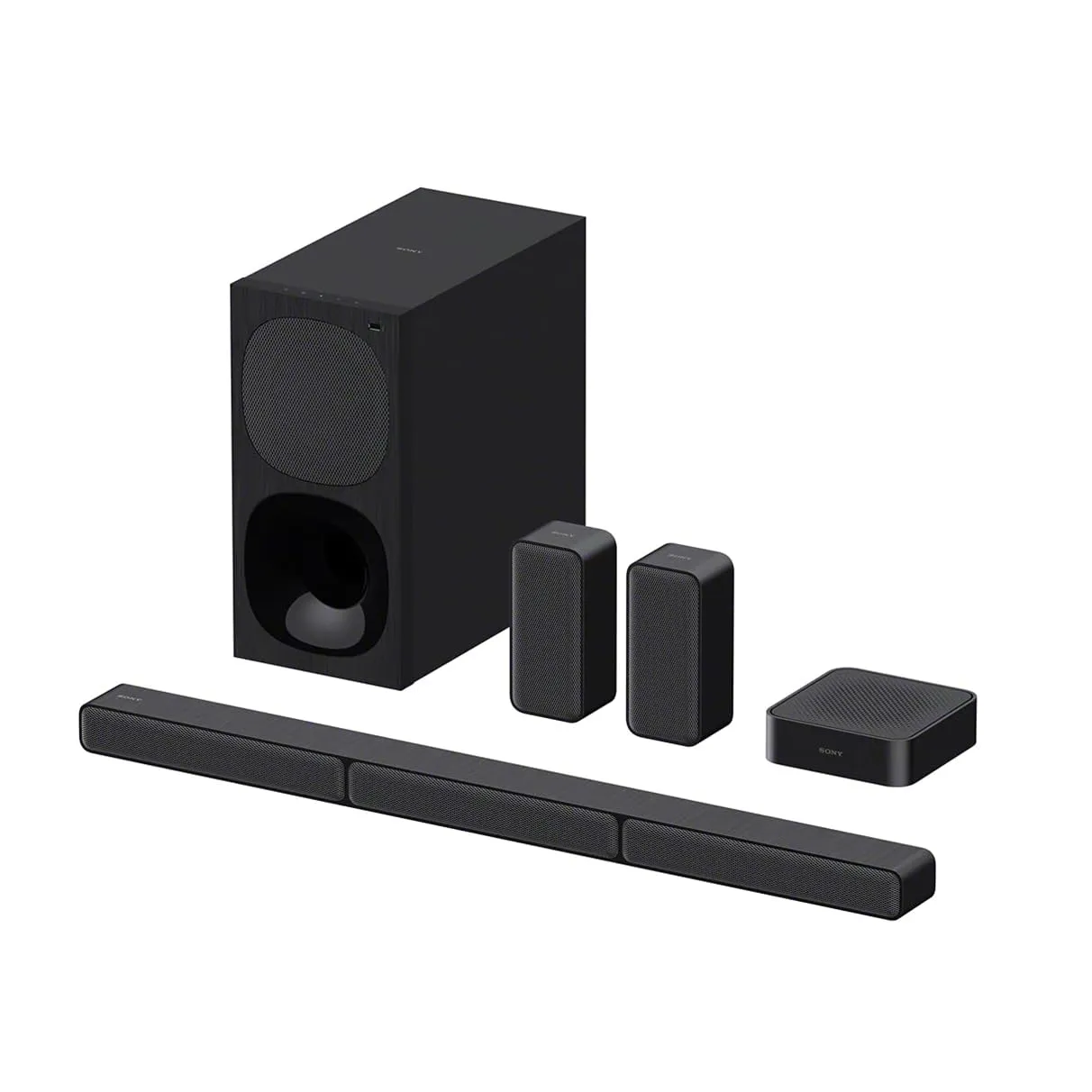 Sony HT-S40R Real 5.1ch Dolby Audio Soundbar for TV with Subwoofer & Wireless Rear Speakers, 5.1ch Home Theatre System