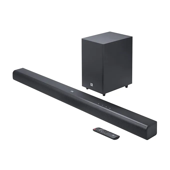 JBL Newly Launched Cinema SB560, Dolby Audio Soundbar with Wireless Subwoofer for Extra Deep Bass, 3.1 Channel, Center Channel for Superior Voice Clarity, HDMI eARC, Bluetooth Connectivity