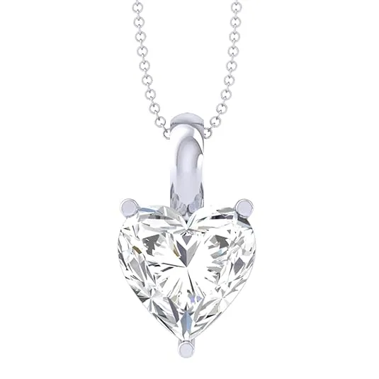 Clara 925 Silver Heart Pendant Earrings Chain Bracelet Ring for Women