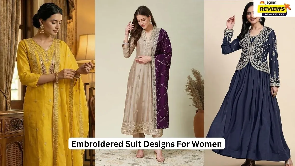 Top 5 Embroidered Suit Designs For Women