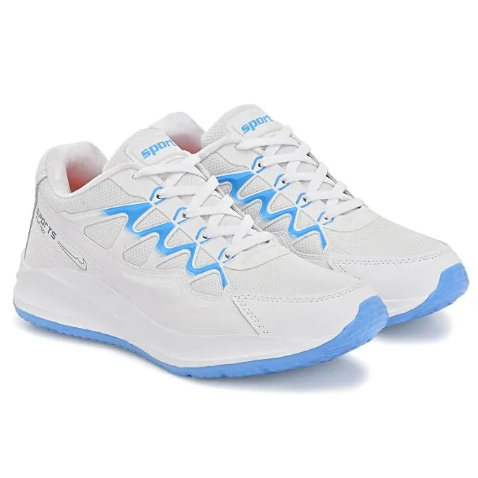 Birde Stylish Comfortable Regular Wear White Sports Shoes for Men