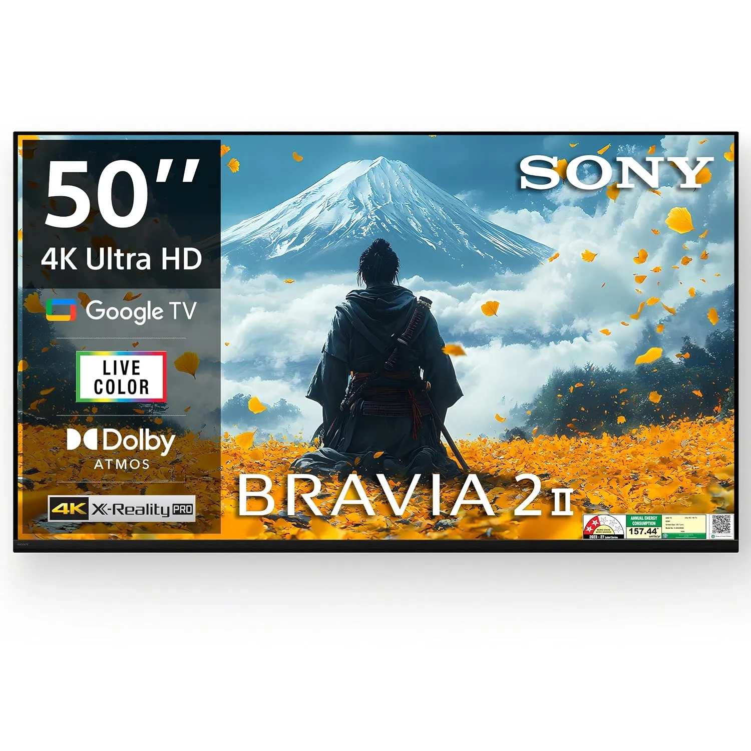 Sony 126 cm (50 inches) BRAVIA 2M2 Series 4K Ultra HD Smart LED Google TV K-50S22BM2