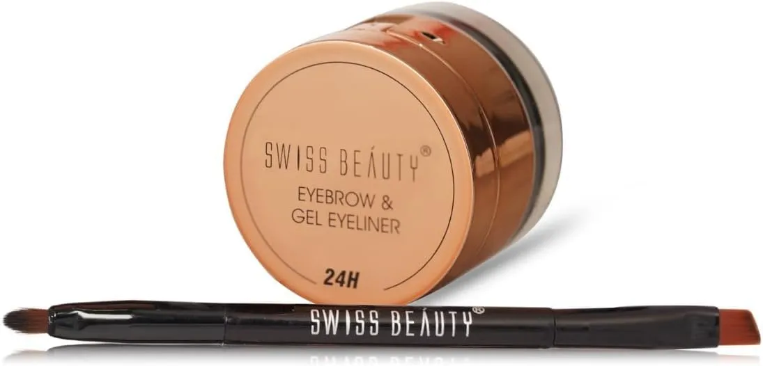 Swiss Beauty Waterproof Eyebrow & Gel Eyeliner