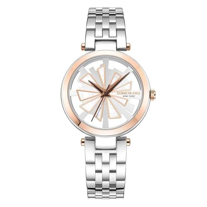 Kenneth Cole Quartz Analog Silver Dial Silver Stainless Steel Strap Watch for Women - NEKCWLG2222901LD