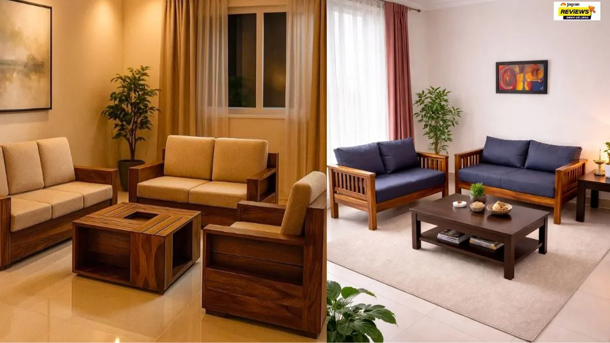 5 Aesthetic and Budget-Friendly Wooden Sofa Sets You Didn't Know Were on Amazon