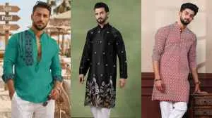 5 Embroidered Kurta Styles for Men to Pair With Festive Bottoms Giving a Winning Combination                                          