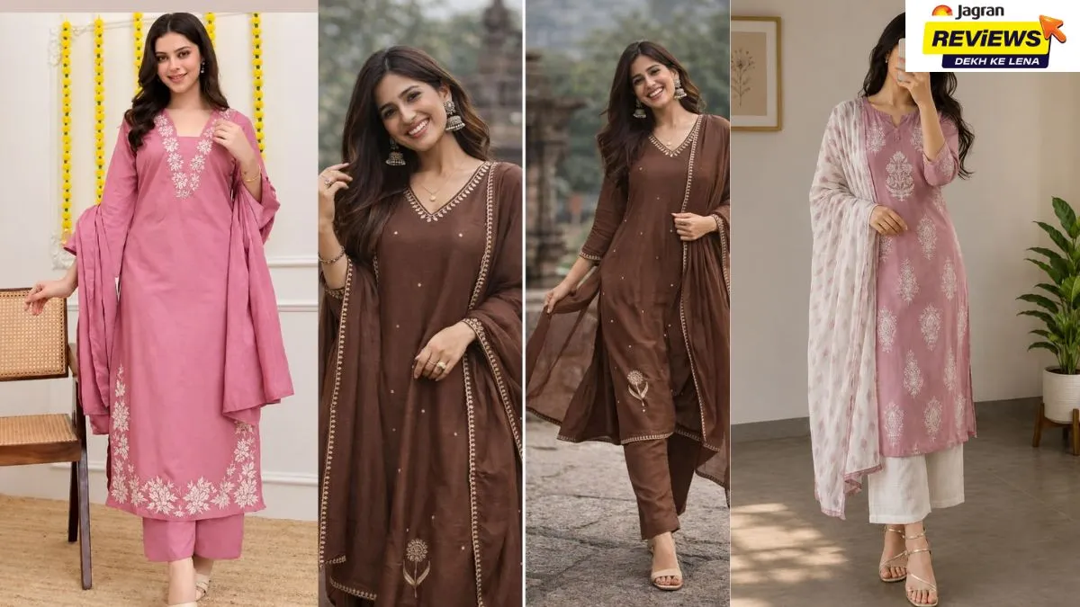Straight Kurta Sets with Pants on Amazon