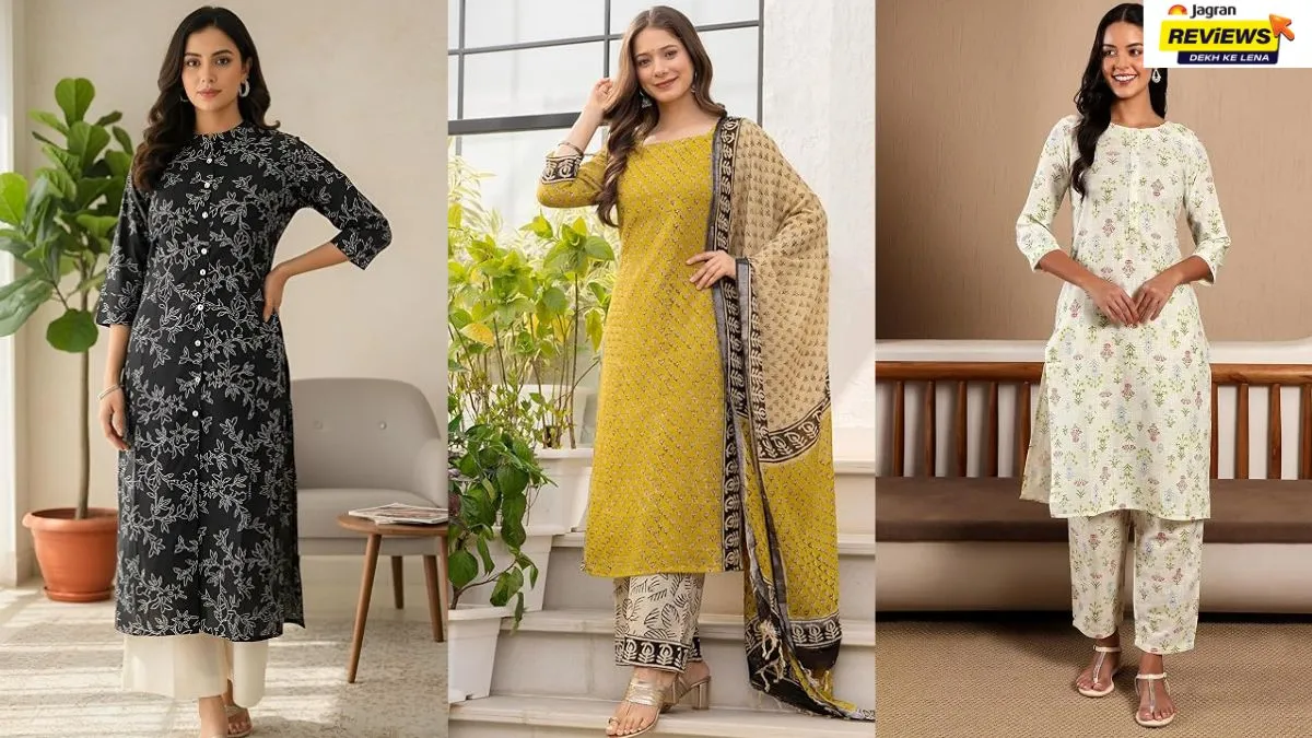 Cotton Kurti Sets On Amazon