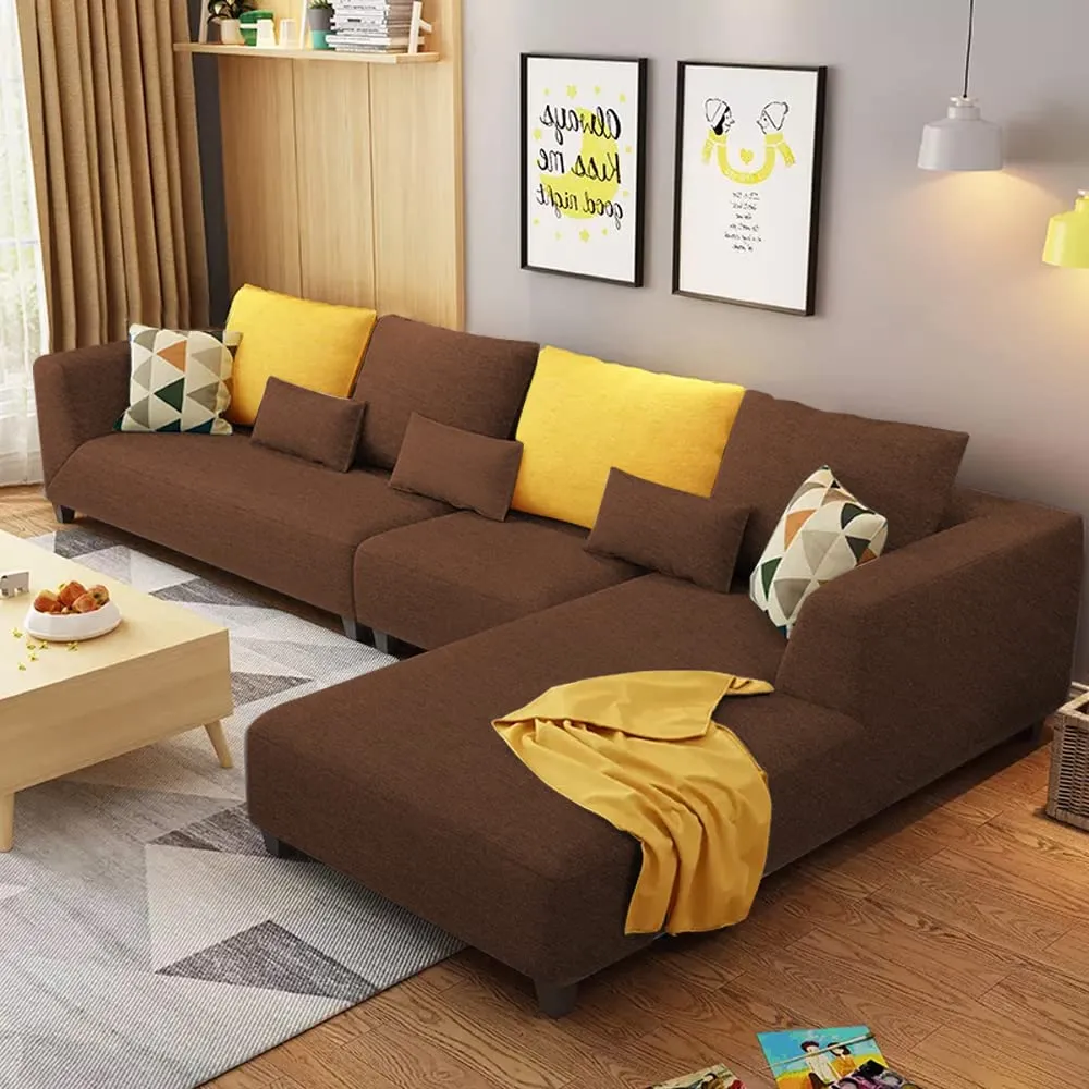 Casaliving Minta RHS 6 Seater L Shape Sofa Set