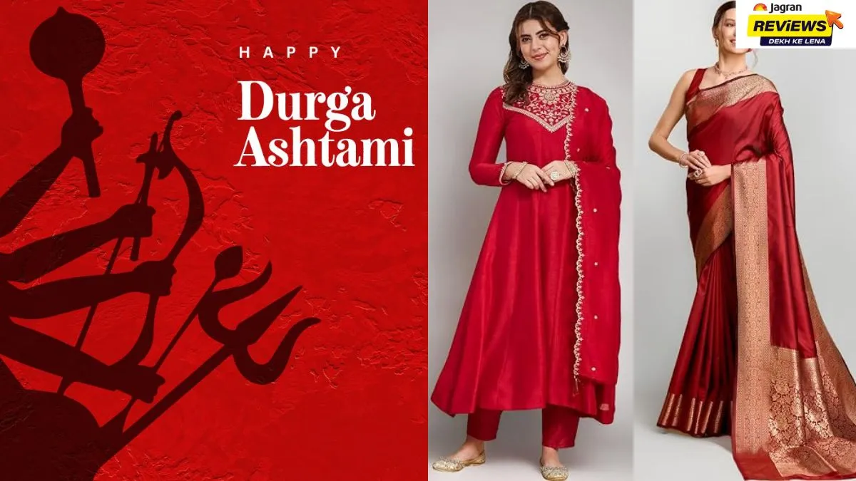 Durga Ashtami 2026 - Red Outfits For Women