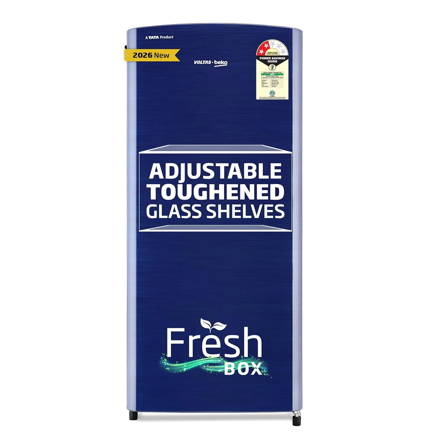Voltas Beko, A Tata Product 183 L, 2-Star Single Door Direct Cool Refrigerator