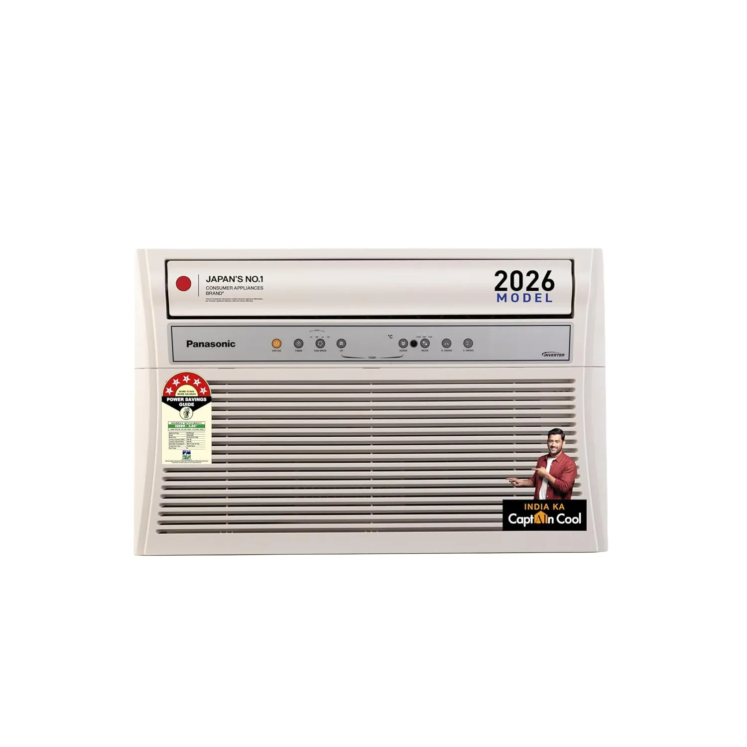 Panasonic 1.5 Ton 5 Star, Inverter Premium Window AC