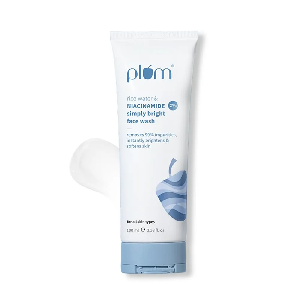 Plum 2% Niacinamide & Rice Water Face Wash